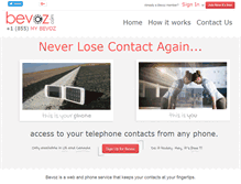 Tablet Screenshot of bevoz.com